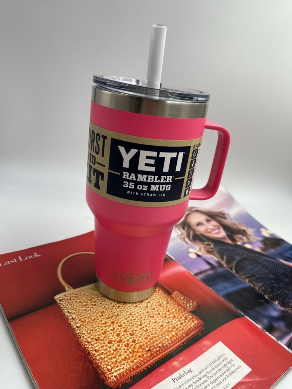 NEW YETI 35 oz. Rambler Straw Mug